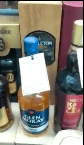 The duty free collection at Dubai