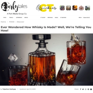 Ever wonder how whisky’s made? Well we’re telling you how