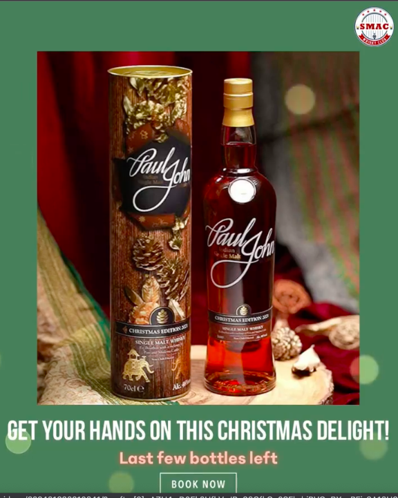 Celebrate the most wonderful time of the year with Paul John’s 2021 Christmas Edition.