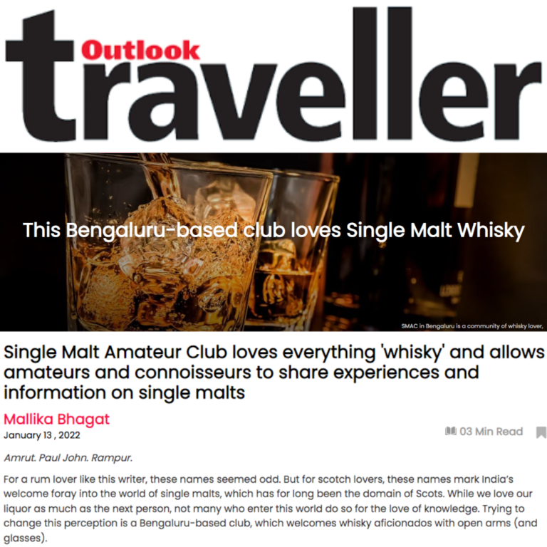 This Bengaluru-based club loves Single Malt Whisky