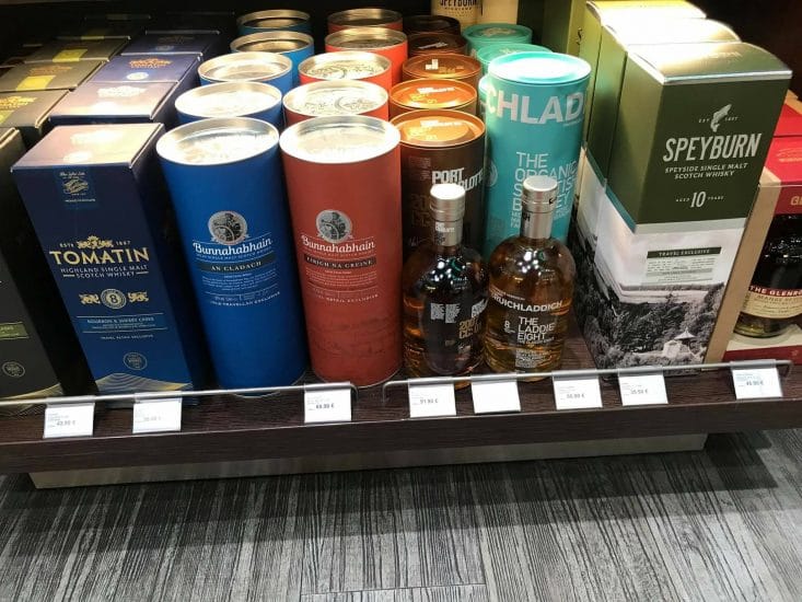 Duty Free malts at Istanbul
